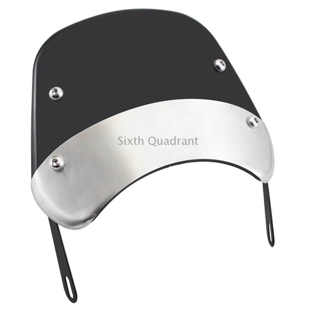 Универсальное лобовое стекло для мотоцикла Cafe Racer компактный спортивный