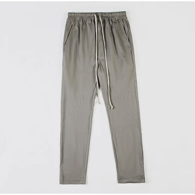 American Famous Brand RO Drawstring Pure Colour Simple Style Jogger Casual Pants Men's Sweatpants Men's Clothing