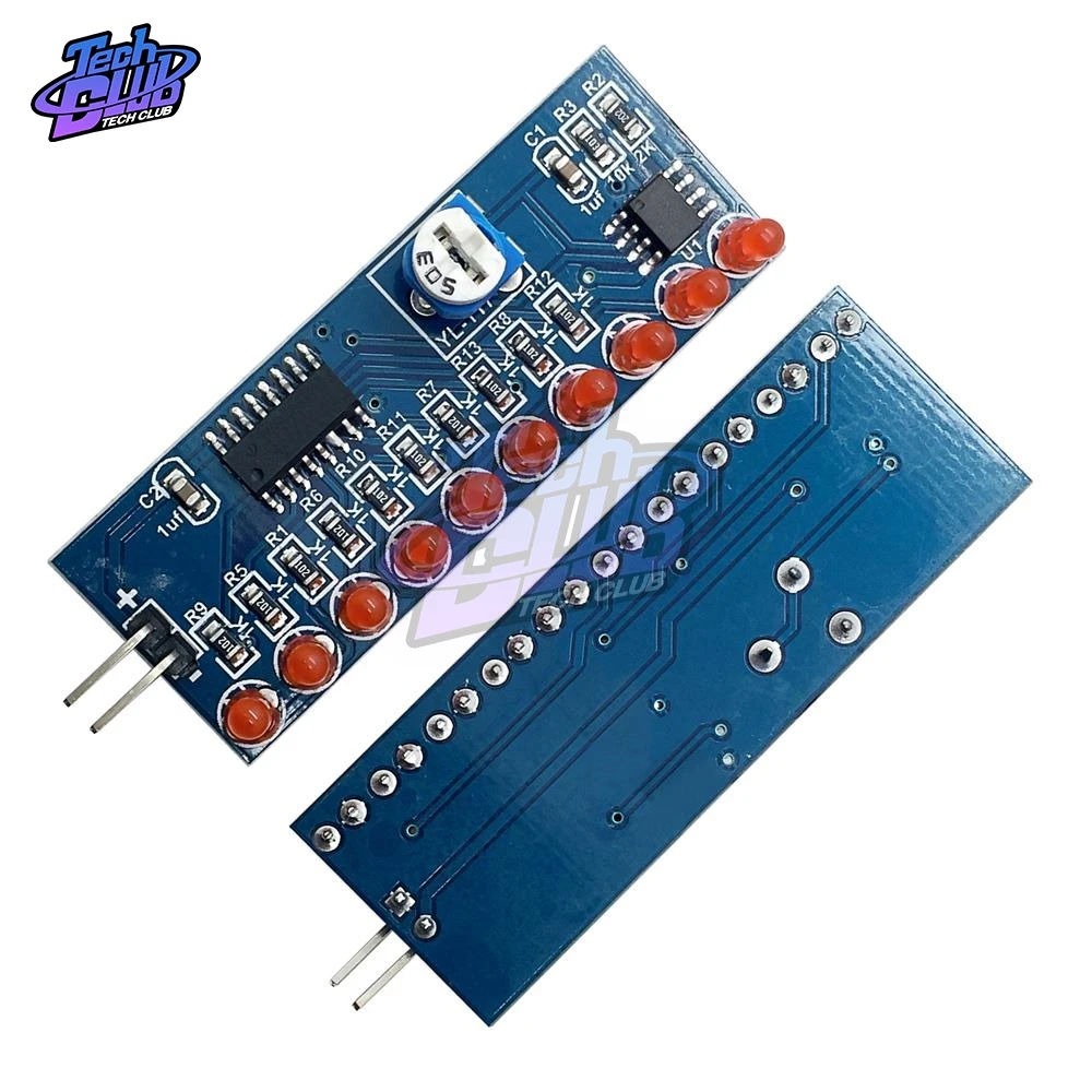 Наборы умной электроники NE555 + CD4017 светильник проточный светодиодный модуль DIY Kit |