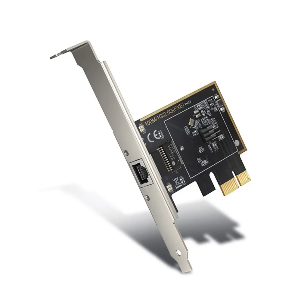 

PCIE сетевой адаптер 10/100/1000M/2,5 Гбит/с PCI Express гигабитная Ethernet-карта RJ45 LAN контроллер Поддержка Windows сервера
