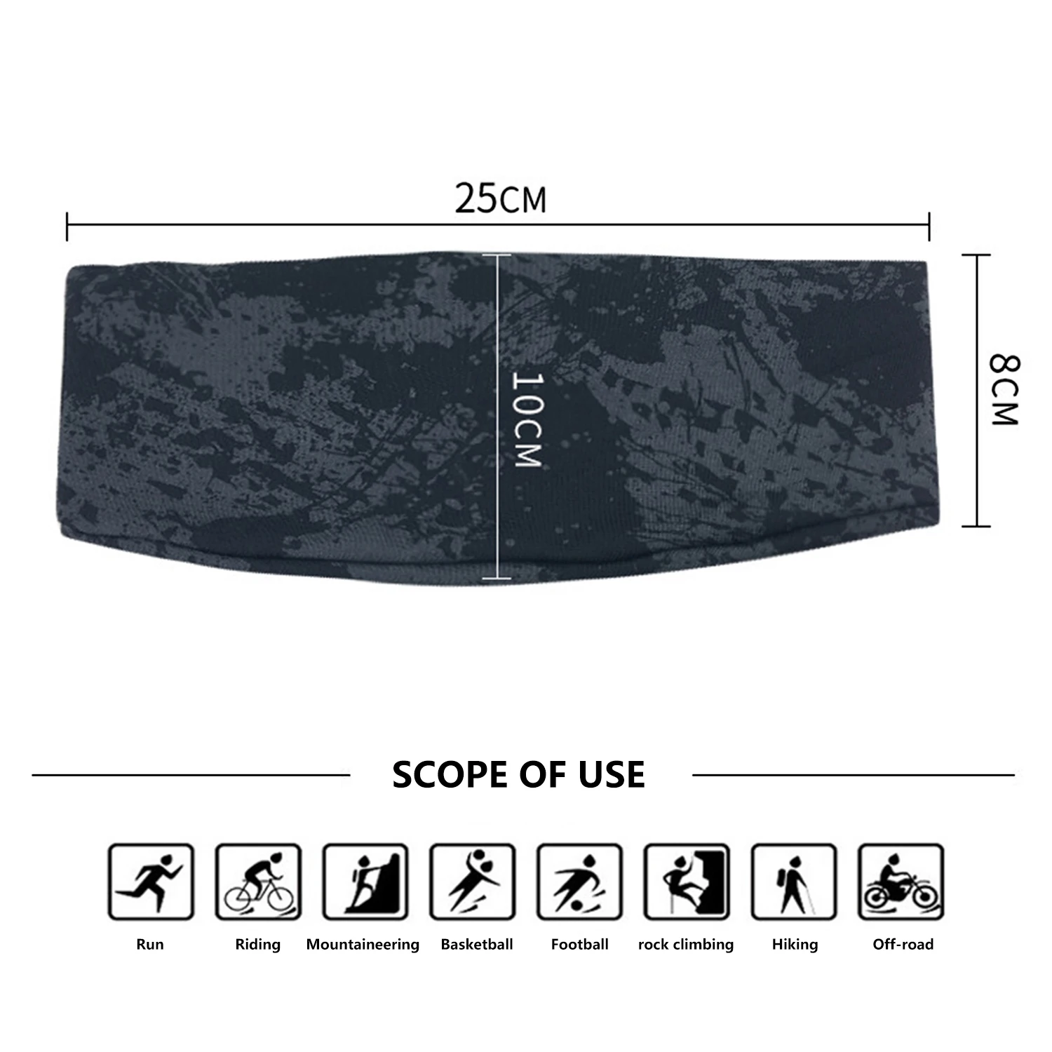 ROEGADYN мужская женская полиэстер для велоспорта Спортивная пота повязка на голову