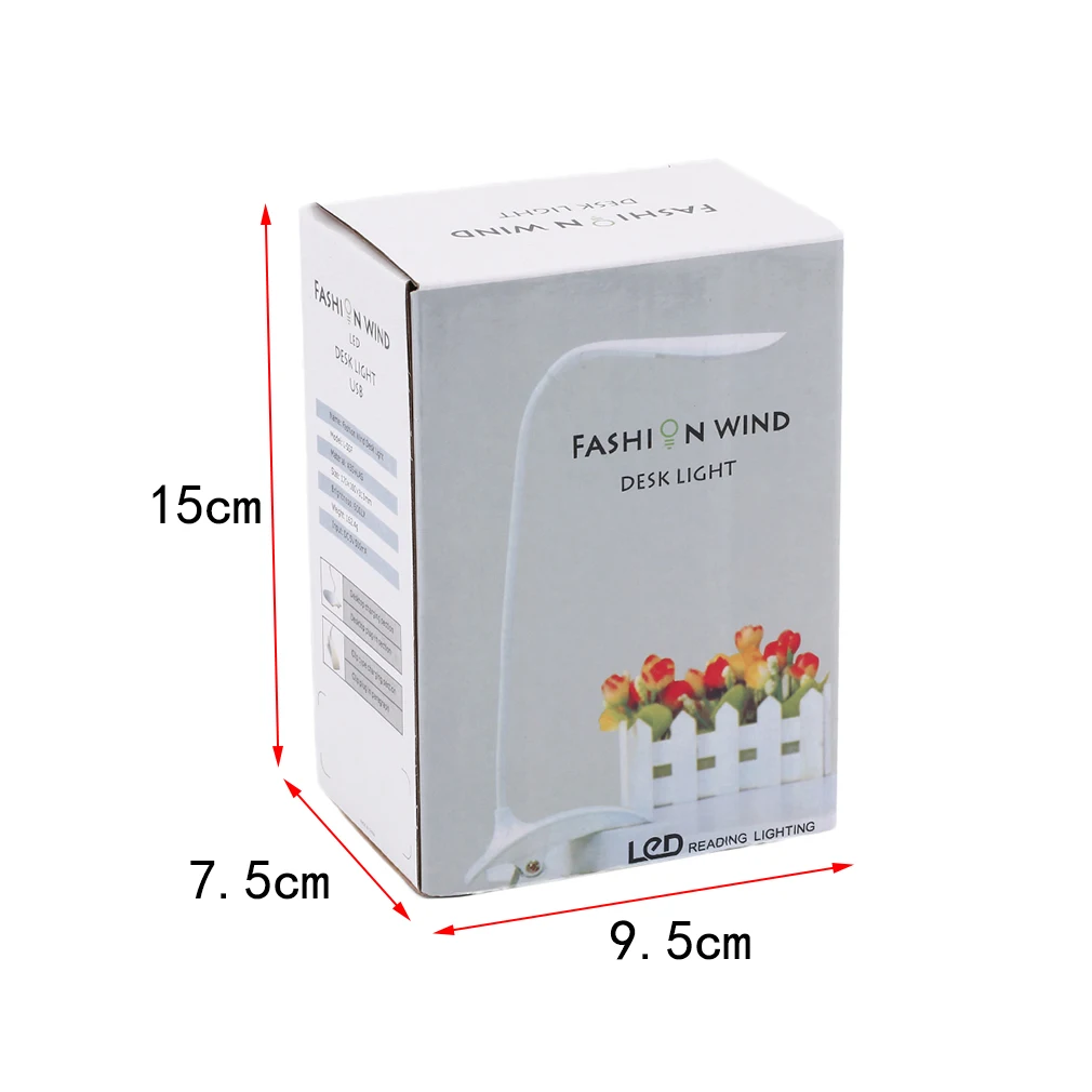 

Stylish Dimmable LED Lamp Flexible USB Rechargeable Touch Sensor LED Table Desk Lamp Light Portable Reading Light Home Office