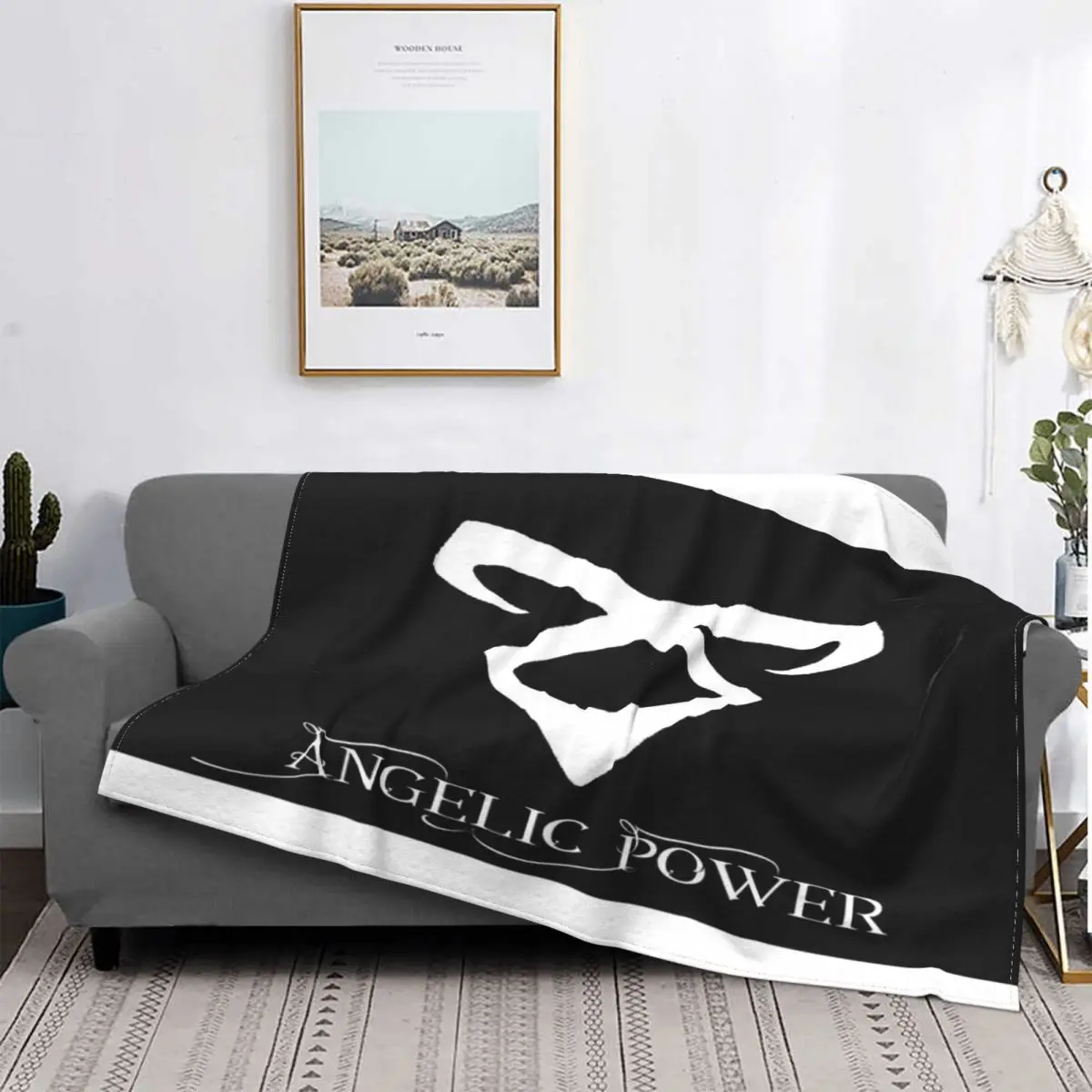 

Rune Anglique Shadowhunters-Manta a cuadros, colcha para cama, muselina esponjosa, Sudadera con capucha a cuadros, manta para pi