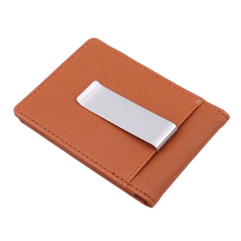 Минималистичный мужской металлический зажим для денег набор карт съемный из