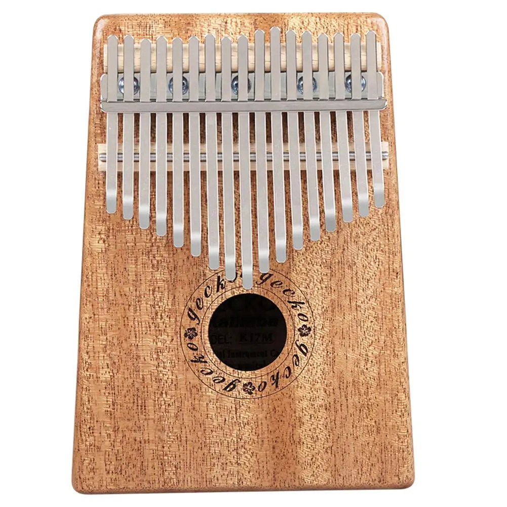GECKO 17 клавиш Kalimba палец большой пианино красное дерево Mbira Keyborad инструмент с