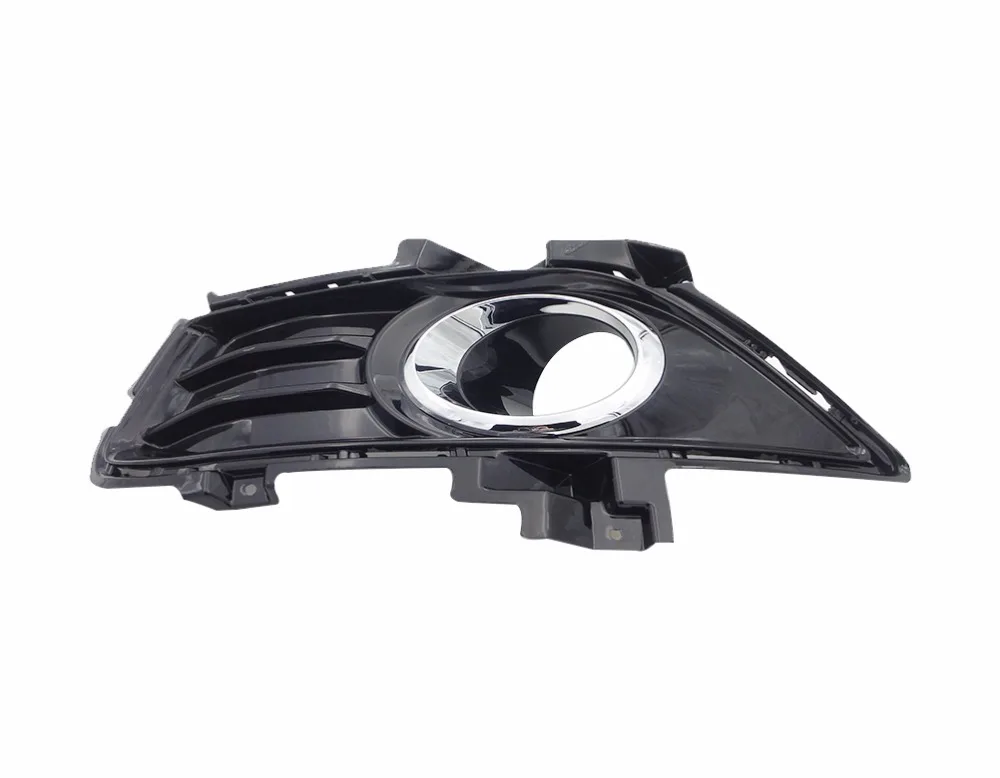 1 шт. глянцевый черный левый передний бампер противотуманный светильник рамка