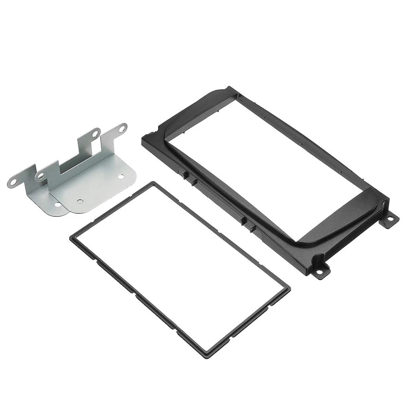 2 Din Car DVD Radio Frame for Ford Focus II C-Max S-Max Fusion Stereo Panel Dash Mount Double Fascia Install Kit Refit | Автомобили и