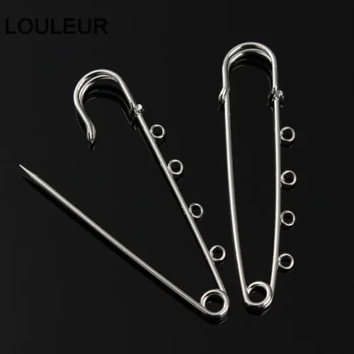 LOULEUR 10 шт./лот 21x90 мм большие длинные свадебные безопасные булавки для броши иглы для женщин DIY брошь булавки ювелирных изделий