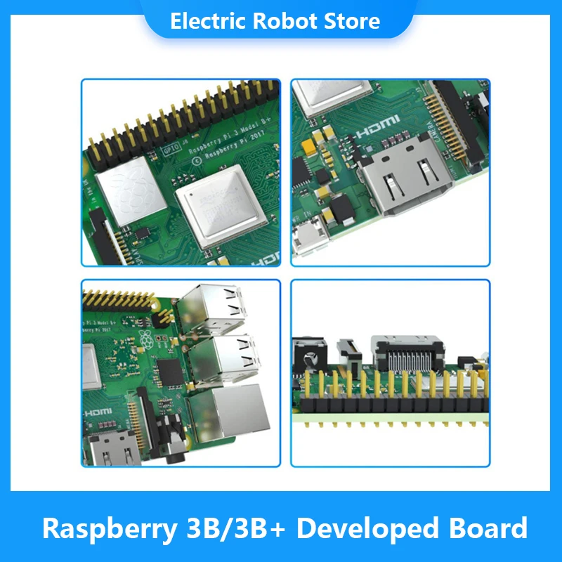 Raspberry 3 Model B + плата 1 4 ГГц 64-разрядный четырехъядерный процессор ARM Cortex-A53 с Wi-Fi и