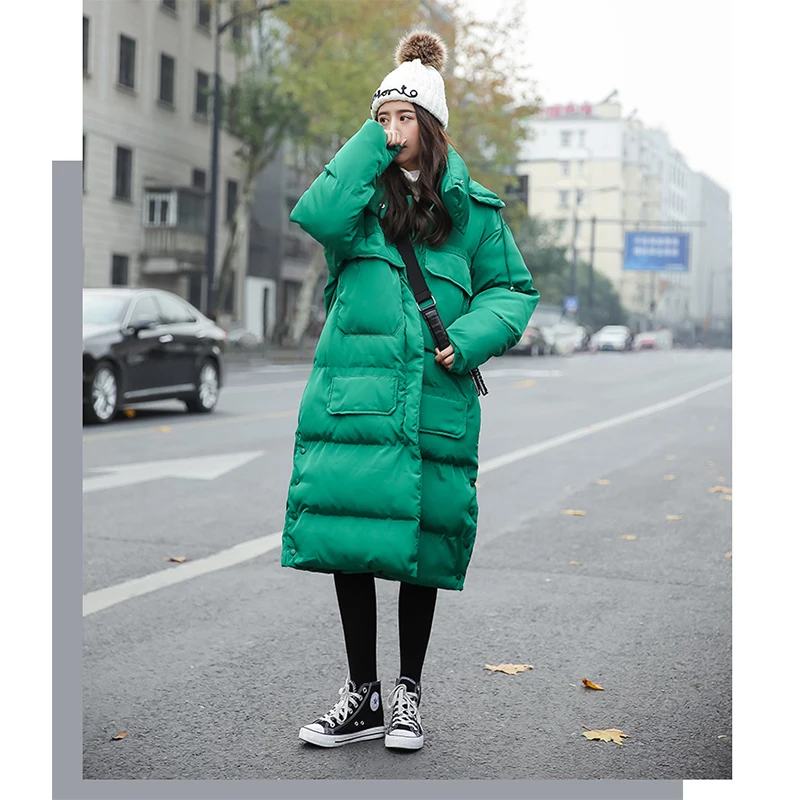 2019 зимнее пальто Для женщин парка куртки с капюшоном и парки в стиле милитари из