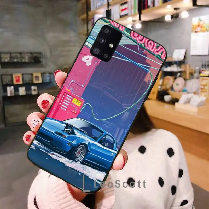 

Japan JDM Car AE86 Vaporwave Phone Cases For Samsung galaxy S 7 8 9 10 20 edge A 6 10 20 30 50 51 70 note 10 plus