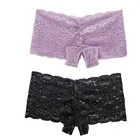 2 шт плюс размер женские мягкие бесшовные кружевные безопасные короткие брюки летние под юбку шорты открытые дышащие короткие колготки трусики