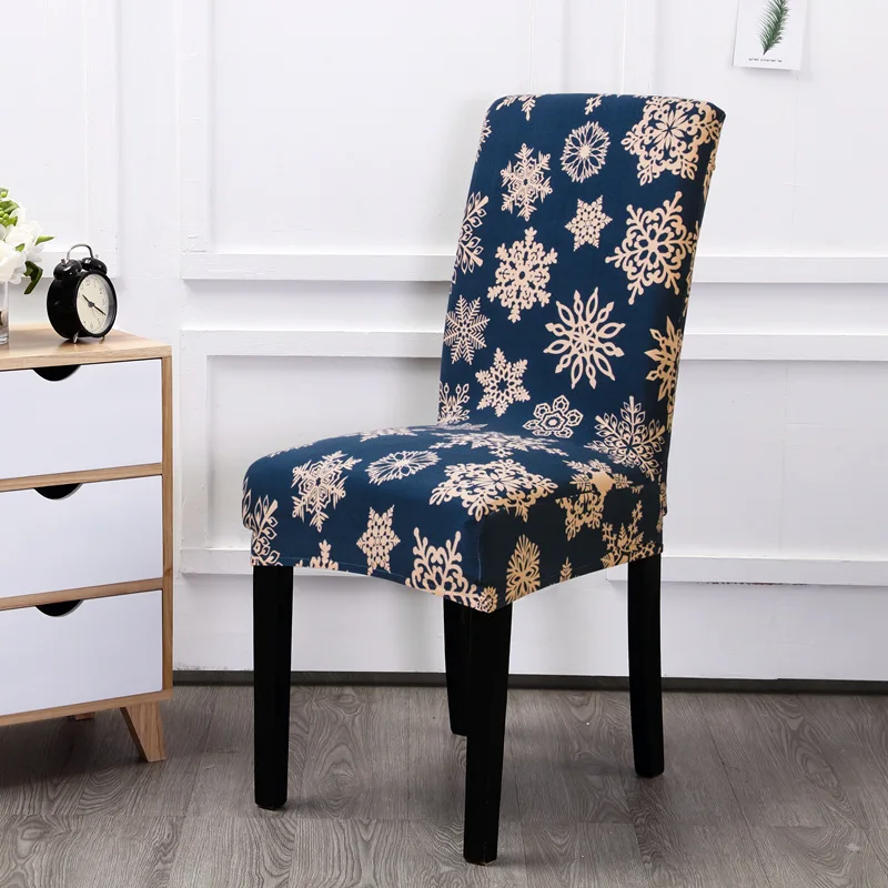 

Modern Printed Chair Cover Elastic Seat Chair Covers Removable And Washable Stretch Banquet Hotel Dining Room Cover