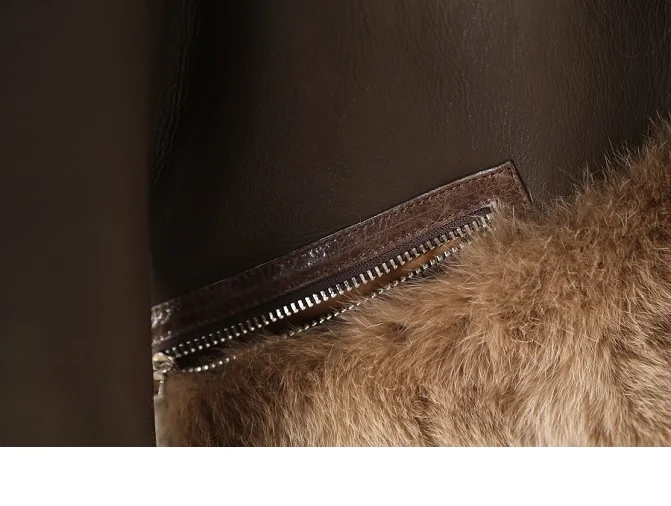 

MENINA BONITA 2021 Real Natural Fox Fur Coat Winter Jacket Women Double-faced Merino Sheep Fur Genuine Leather Warm Streetwear