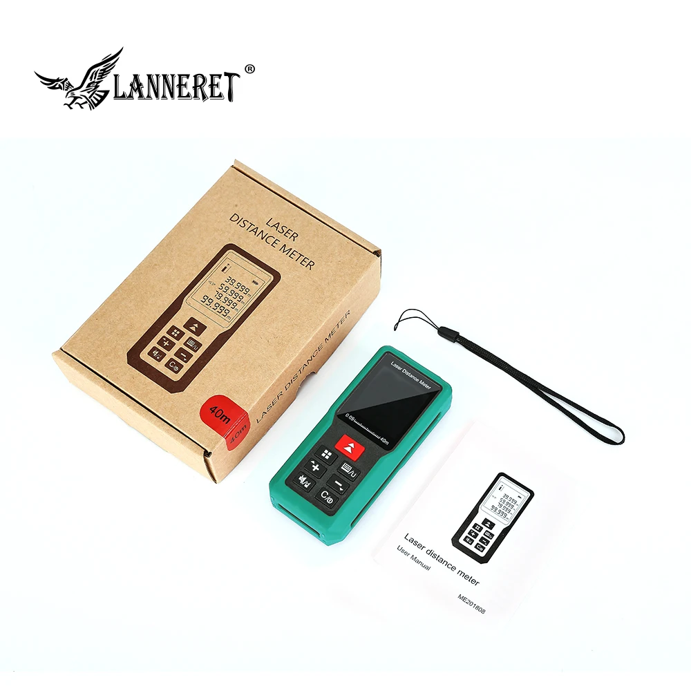 LANNERET лазерный дальномер ручной 40 м 60 100 больше Lianr Diastimeter измерительный
