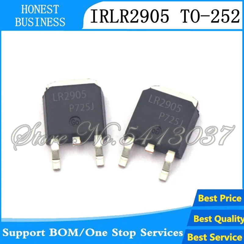 10 шт. IRLR2905 TO 252 IRLR2905TRPBF TO252 SMD D PAK патч mos FET MOSFET 55V 36A|Аксессуары для наушников| |