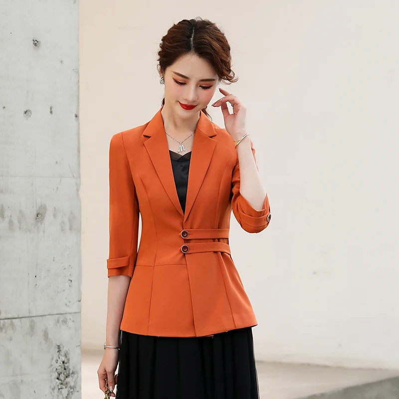 

Spring Summer Fashion Styles OL Styles Blazers Jackets Coat for Women Business Work Wear Professional Career Interview Job Tops