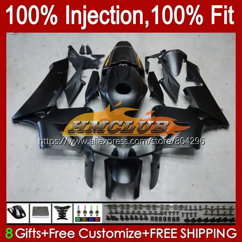 

Инъекция для HONDA CBR 600 CBR600 RR CC CBR600RR 10No.83 CBR 600RR 600F5 600CC F5 05 06 CBR600F5 матовый черный 2005 2006 обтекатель