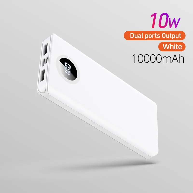 

5A Power Bank 10000 мА/ч, быстрая зарядка, мобильный телефон внешнее портативное зарядное устройство для аккумулятора 20000 мАч, блок питания для iPhone ...