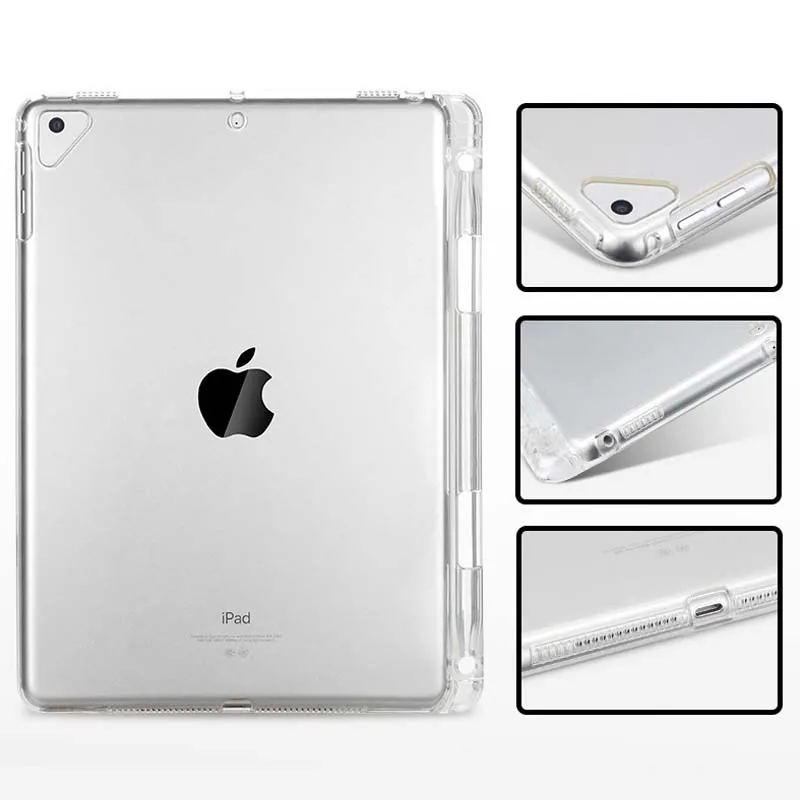 Чехол для iPad Air 1 2 Pro 9 7 Mini 3 4 5 Ударопрочный Мягкий чехол из термополиуретана и