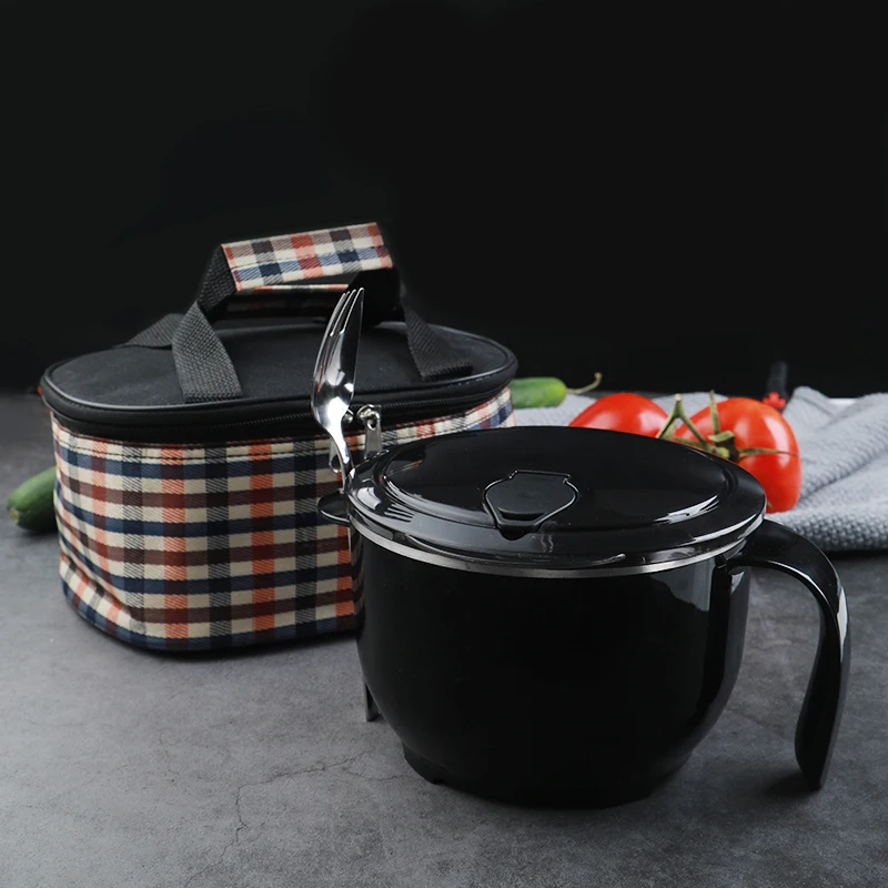 Домашние школьные контейнеры для еды удобно носить с собой 304 металлические