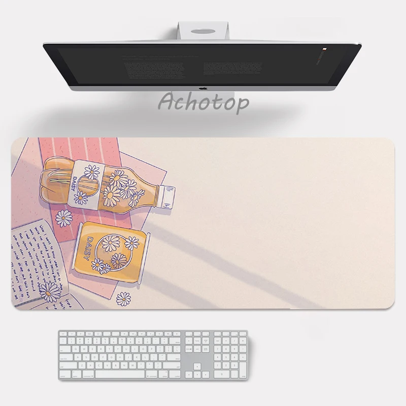 anime pink mousepad gamer cute large gaming accessories mouse pad kawaii otaku locking edge big fashion laptop notebook desk mat free global shipping