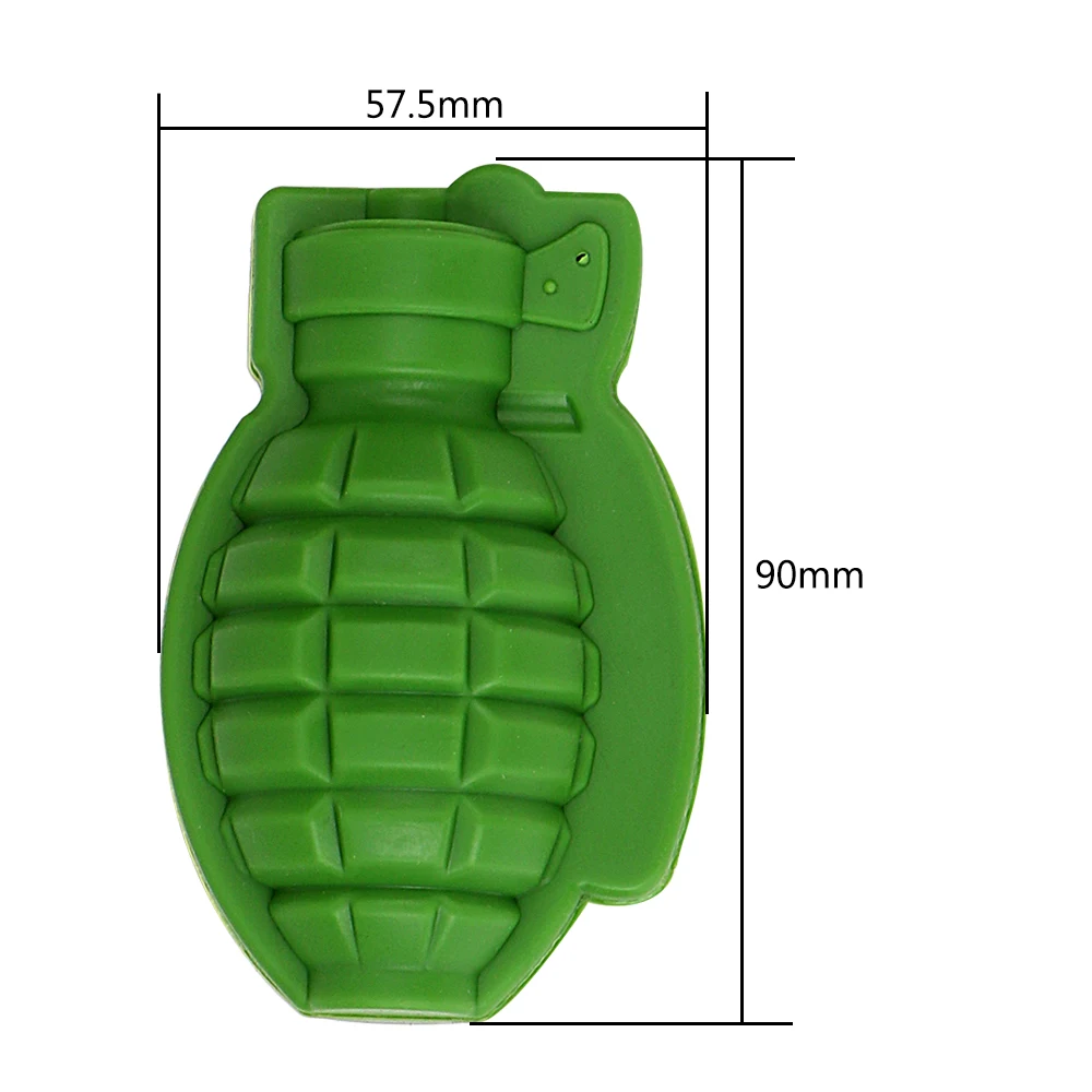 

Creative 3D Grenade Shape Silicone Ice Cube Mold Ice Maker for Drinks Whiskey Wine Cocktail Bar Gadgets