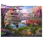 Алмазная мозаика из смолы, с пейзажем, 4Y343