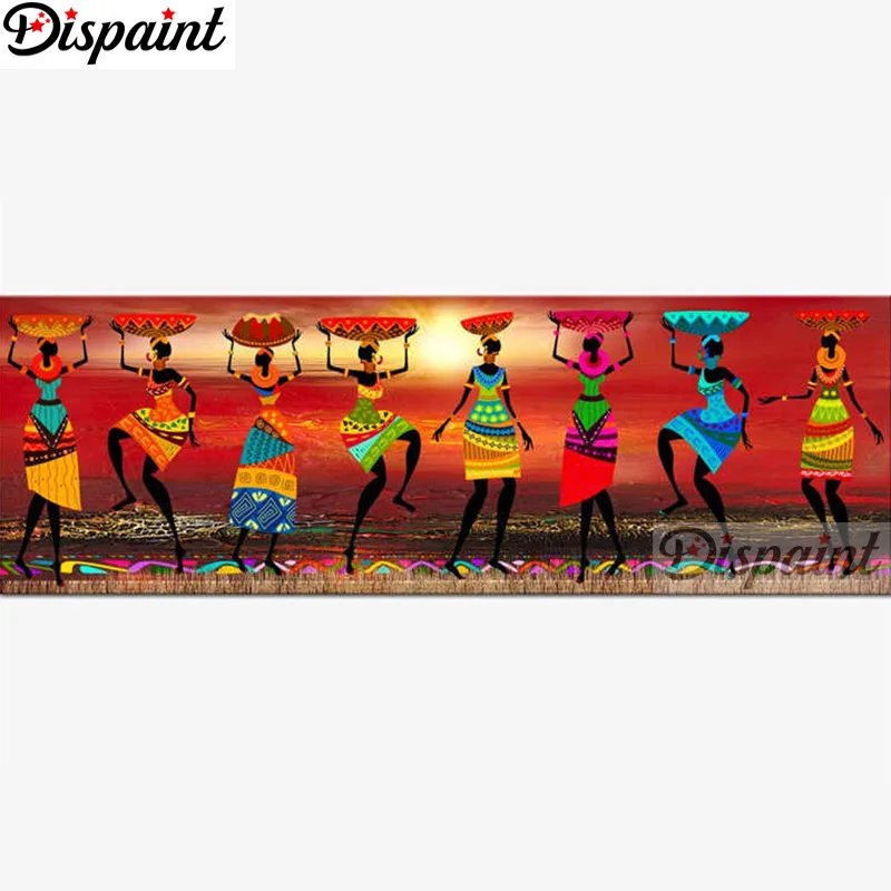 Dispaint полный квадратный/круглый дрель 5D DIY Алмазная картина &quotиндийская