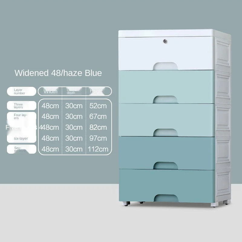 

Drawer-type Receipt Cabinet Children's Wardrobe Storage Cabinet Baby Toy Tidy Box Baby Five-bucket Cabinet