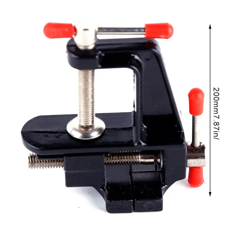 

Aluminum Alloy Compact Mini Table Vise35mm Bench Vise Small Flat Pliers Table Vise Mini Diy Household Small Vise