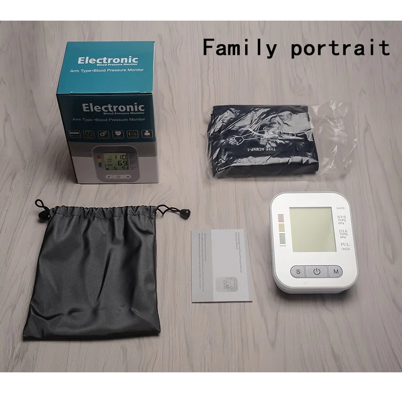 Автоматический цифровой монитор артериального давления на руку и частоты