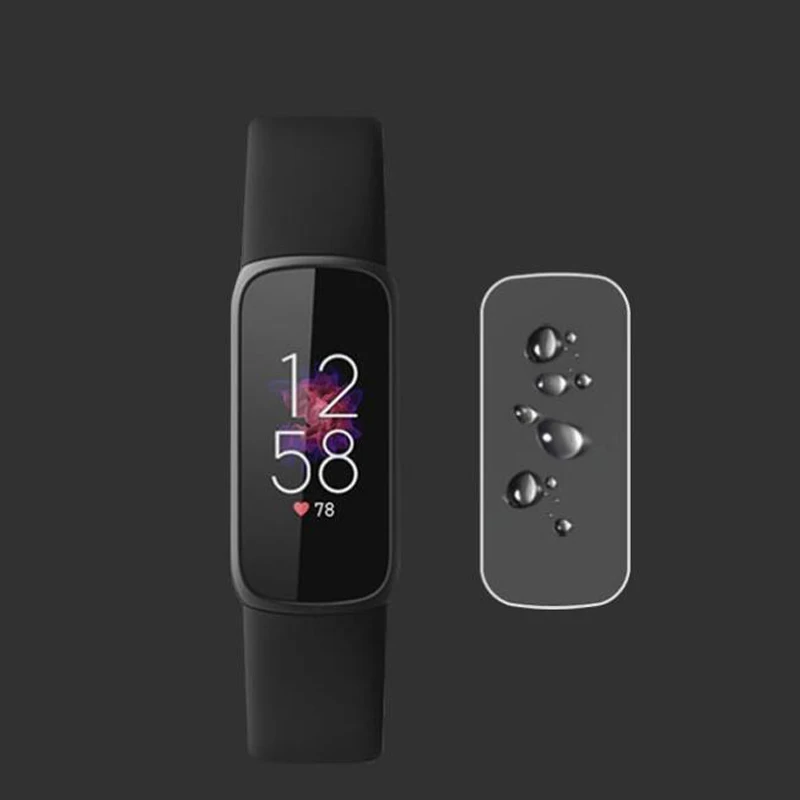 5pcs Soft TPU Clear Protective Film For Fitbit Luxe Band Smart Wristband Display Screen Protector Cover Smartband Protection | Электроника