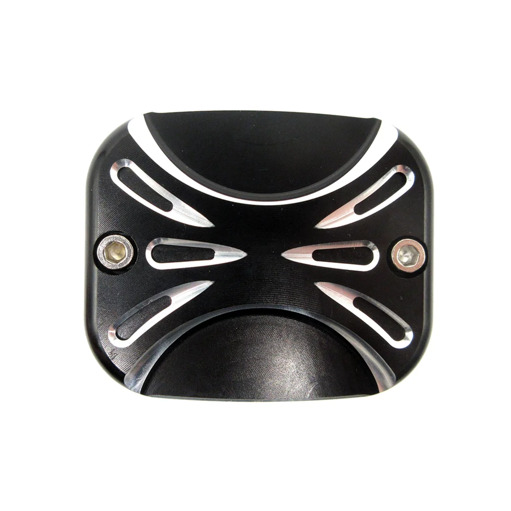 

Motorcycle Aluminium CNC Front Brake Reservoir Master Cylinder Cover For Harley Road King Gliding Maste Touring Road Glide
