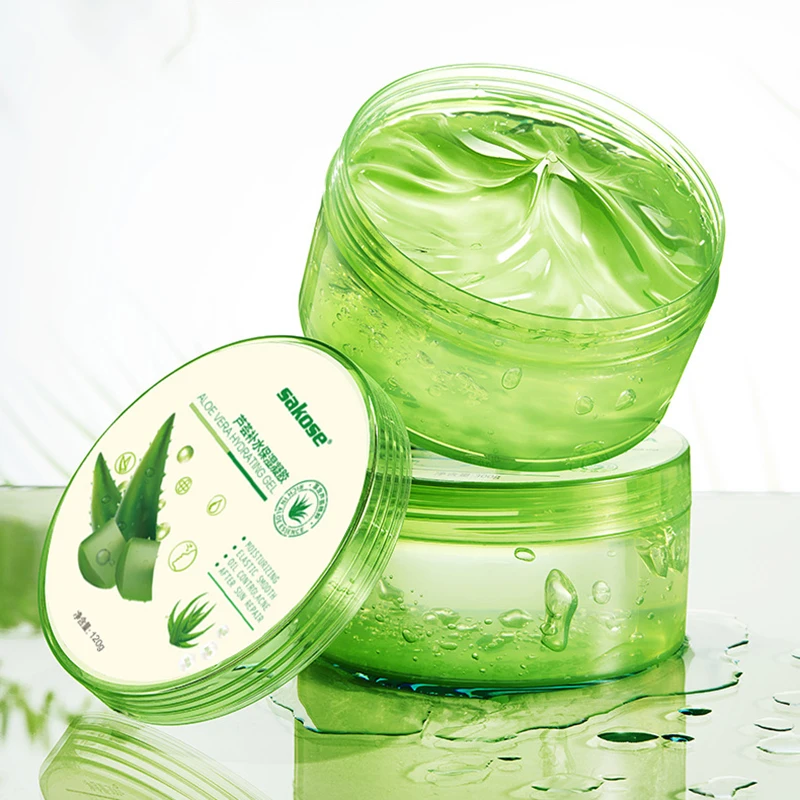 

120g Aloe Soothing Face/Hand/Body Gel Aloe Vera Gel Skin Care Remove Acne Moisturizing Day Cream After Sun Lotions Aloe Gel