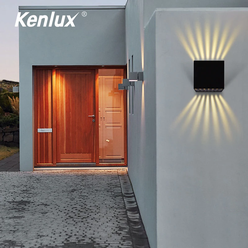 Светодиодный настенный светильник IP65 водонепроницаемый алюминиевый для