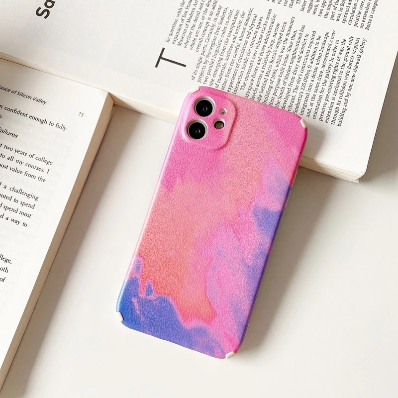Винтажный цветной мраморный чехол для телефона iPhone 12 Pro Max Mini X XR XS 8 7 Plus 11 SE 2020