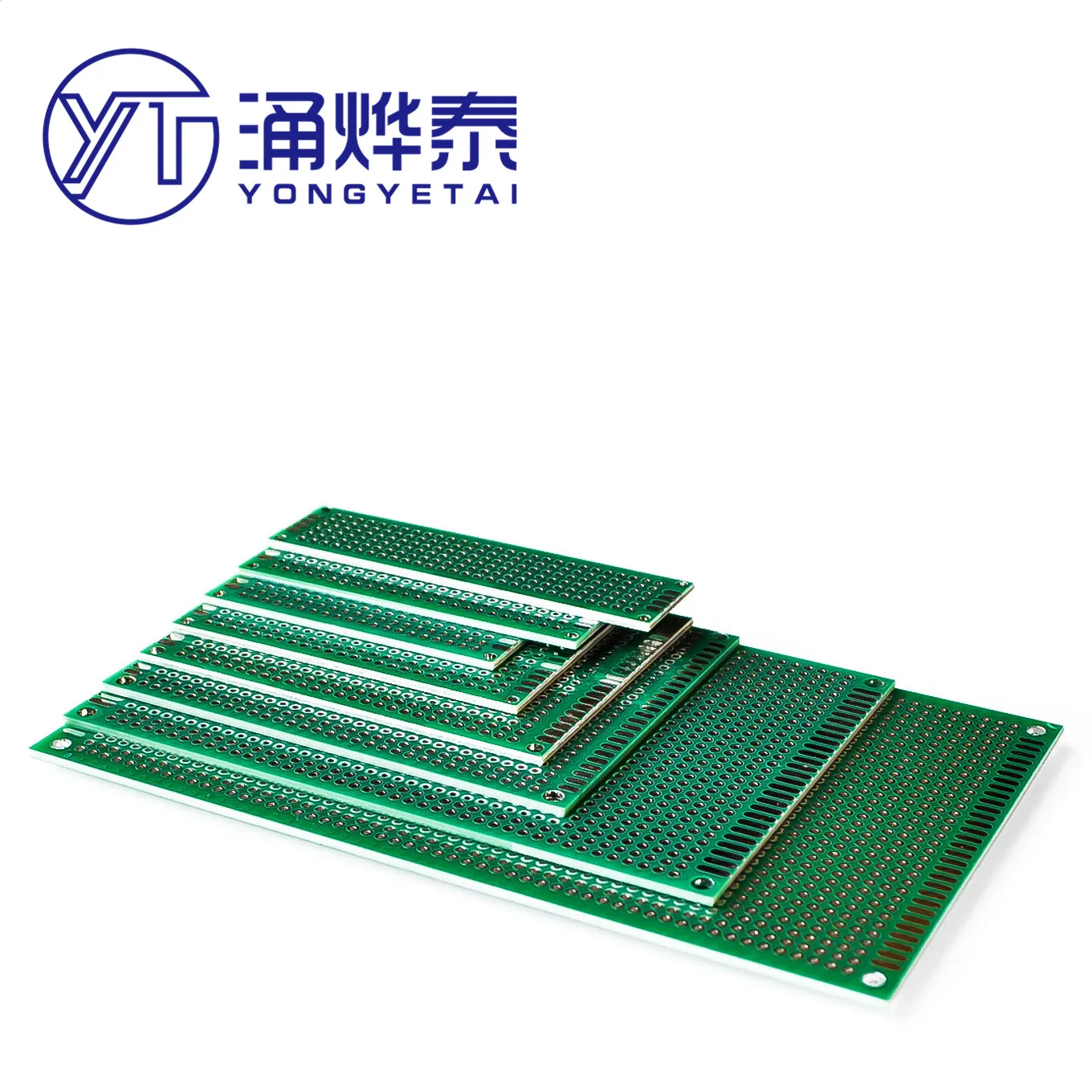 YYT 15 шт. печатная плата зеркальная Veroboard 2X8 3X7 4X6 5X7 6X8 7X9 9X15CM Смешанная зеленая