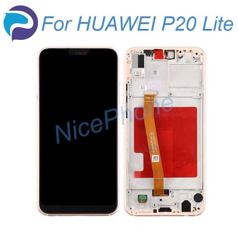 Для Huawei P20 lite экран + цифровой преобразователь сенсорного экрана в сборе запасные