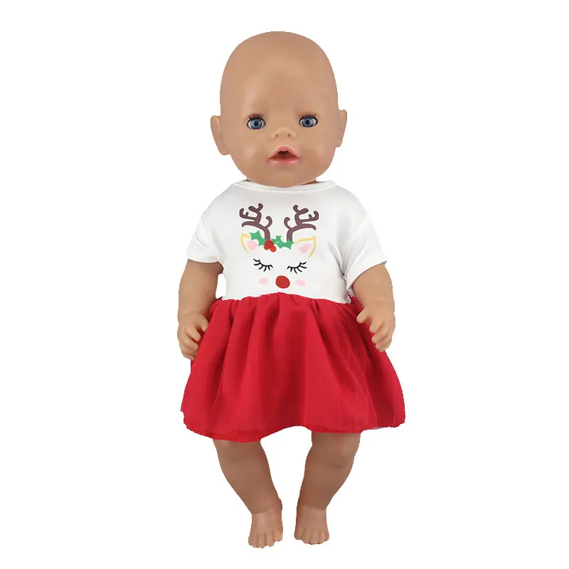 Llovely платье с цветочным рисунком подходит для 43 см Baby Doll 17 дюймов Baby Doll Одежда и аксессуары - Цвет: 10