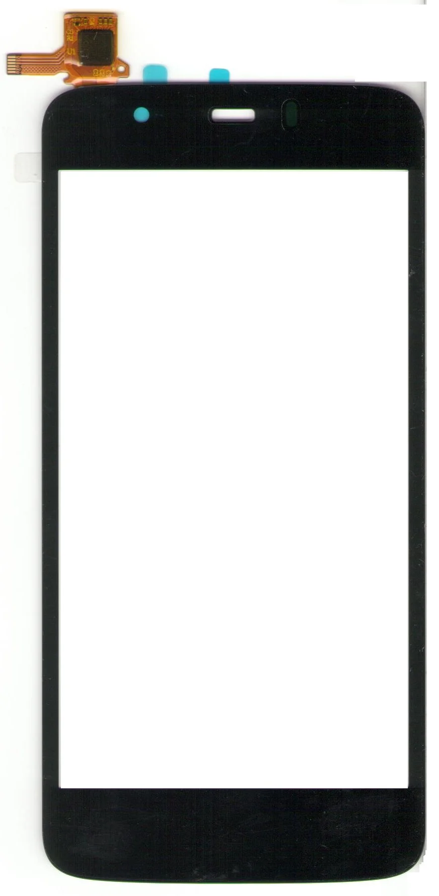 Сенсорное стекло (тачскрин) для смартфона Fly IQ4414 Quad EVO Tech 3 черное