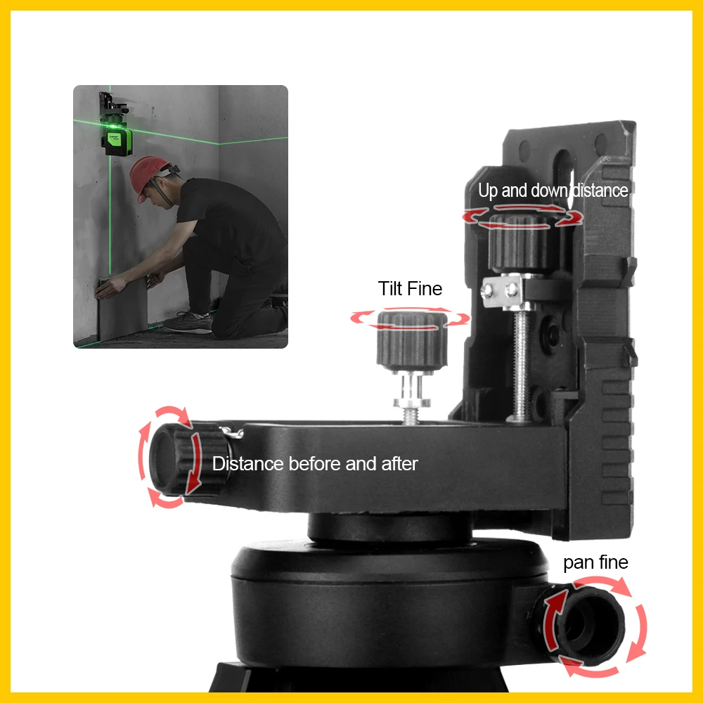 SNDWAY Laser Levels 360 Green 3D Self Leveling Vertical Horizontal Rotary Lasers 12 lines Leveler | Инструменты