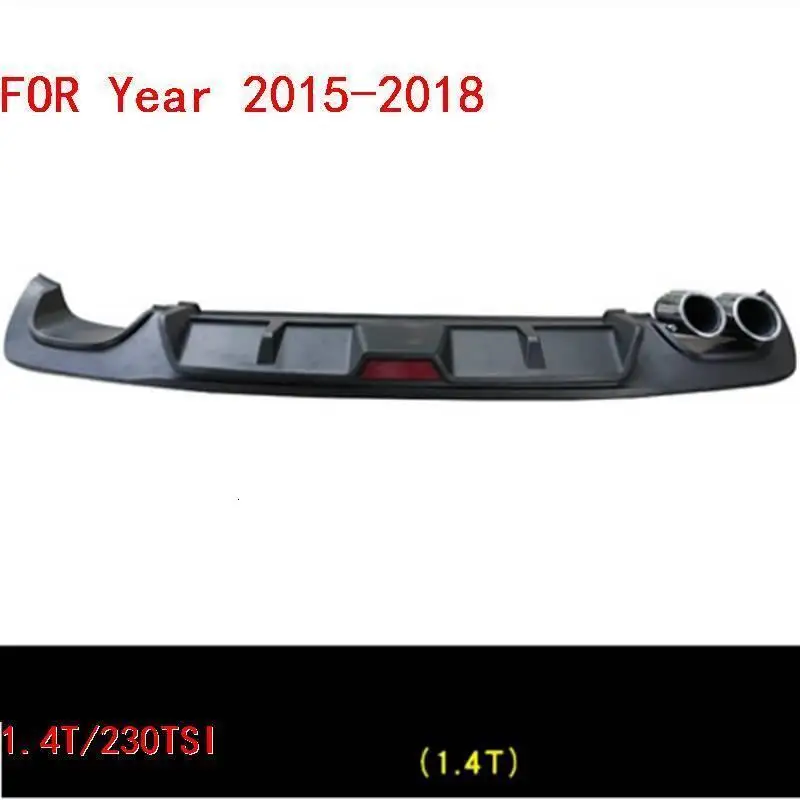 Rear Diffuser tuning Car Lip Automobiles Exterior Styling Mouldings Front Bumpers protector 15 16 17 18 FOR Volkswagen Jetta