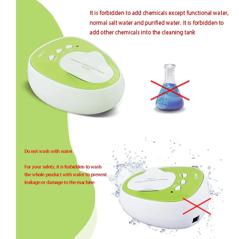

HOT-Ultrasonic Cleaner Contact Lens Mini Ultrasonic Cleaner for Contact Lens