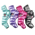 Зимняя теплая плотная одежда для маленьких собак, пальто для щенков, водонепроницаемая куртка с капюшоном для собак, комбинезоны, комбинезон для чихуахуа