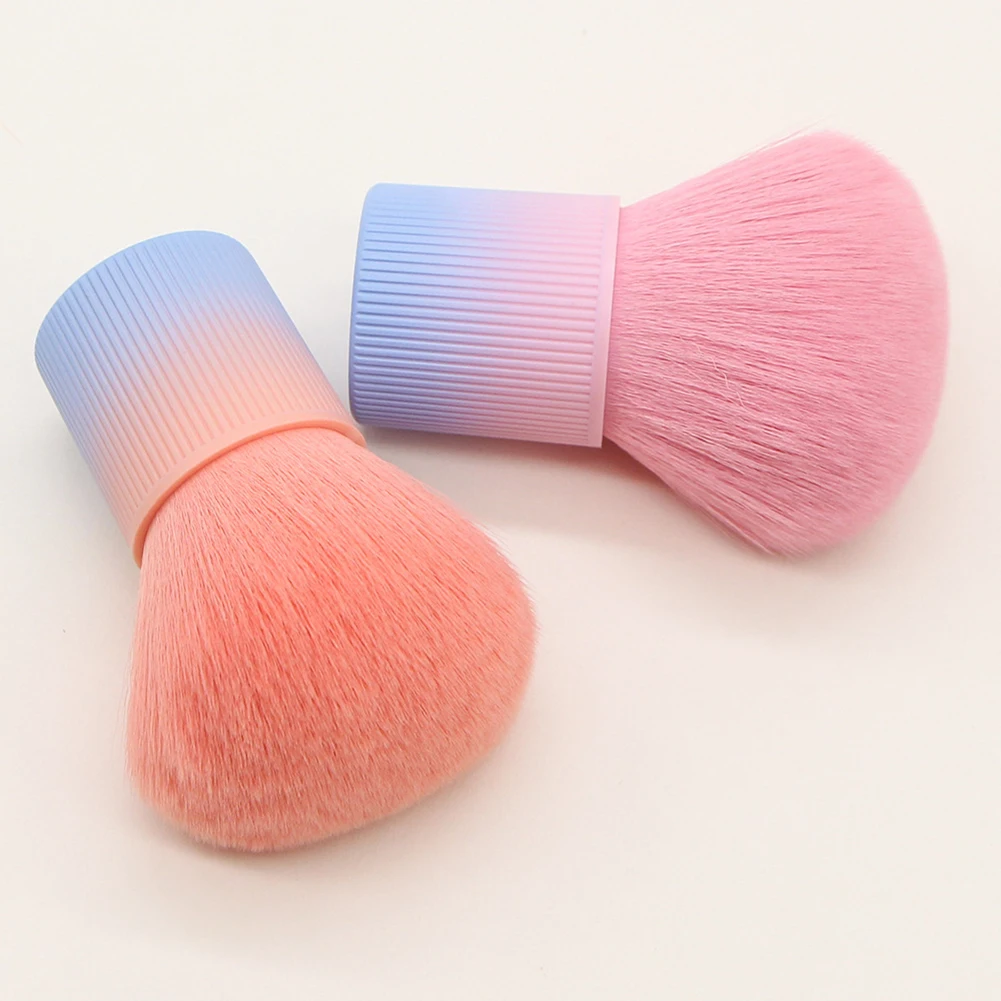 Gradient Color Powder Brush Mushroom Head Makeup Brush Face Beauty Tools