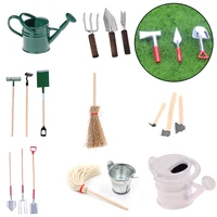 garden tools tin watering can for 112 scale dollhouse miniatures garden scenery scene model kids furniture toys diy accessories