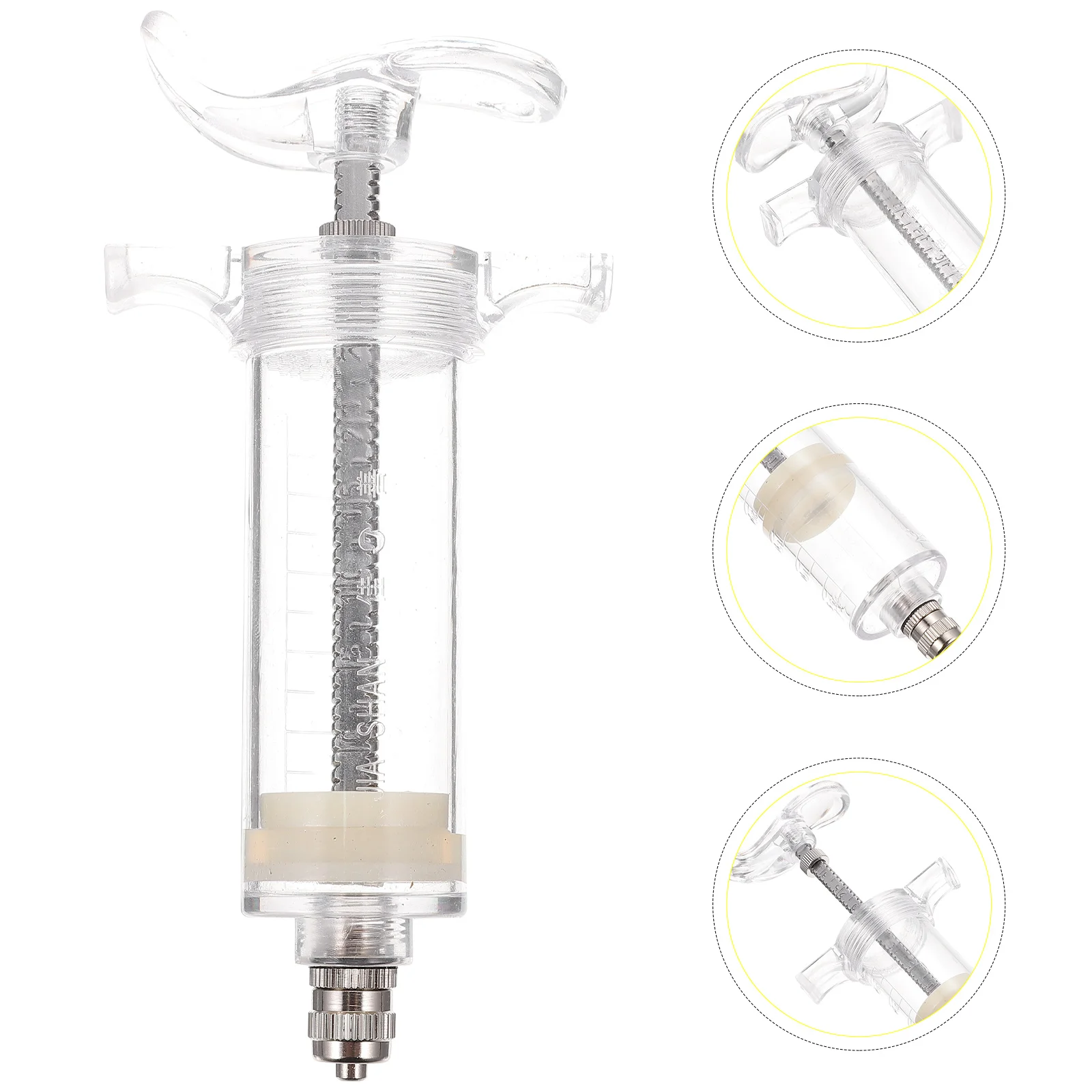 1pc Durable Plastic Steel Needle Tube Animal Feeding Syringe Medicine Injection | Обустройство дома