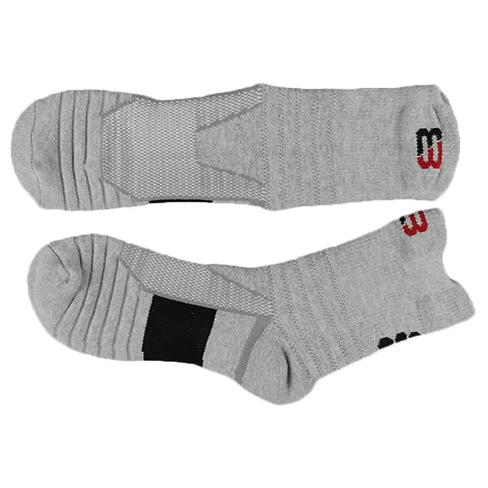 

Professional Sports Socks Men Basketball Running Towel Bottom Anti-Slip Sport Boat Outdoor Breathable Black Hiking