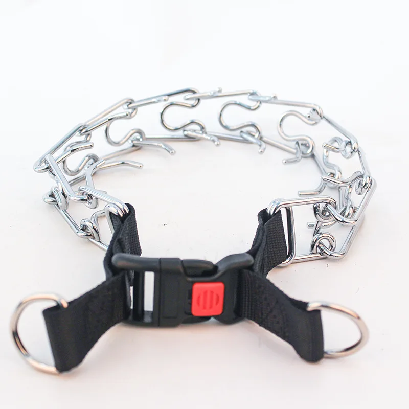 

Dog Metal Iron Lock Necklace Removable Stimulation Dog Chain Pet Supplies Collar Neck Ring Dog Collar Pet Supplies